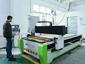 CNC machine cutting