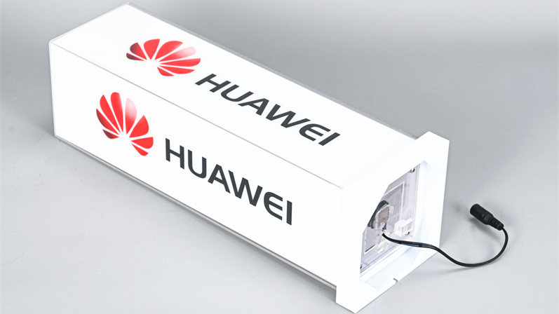 Huawei mobile phone store rotary light box customization case