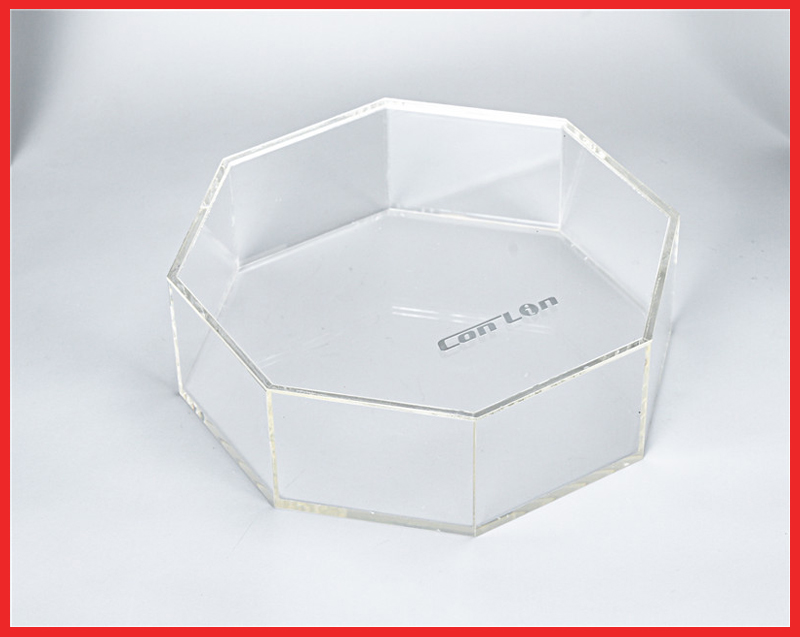 Acrylic octagonal transparent box