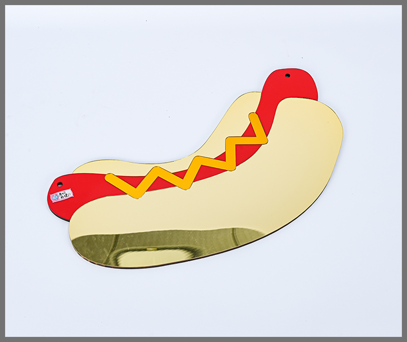 Acrylic hot dog mirror